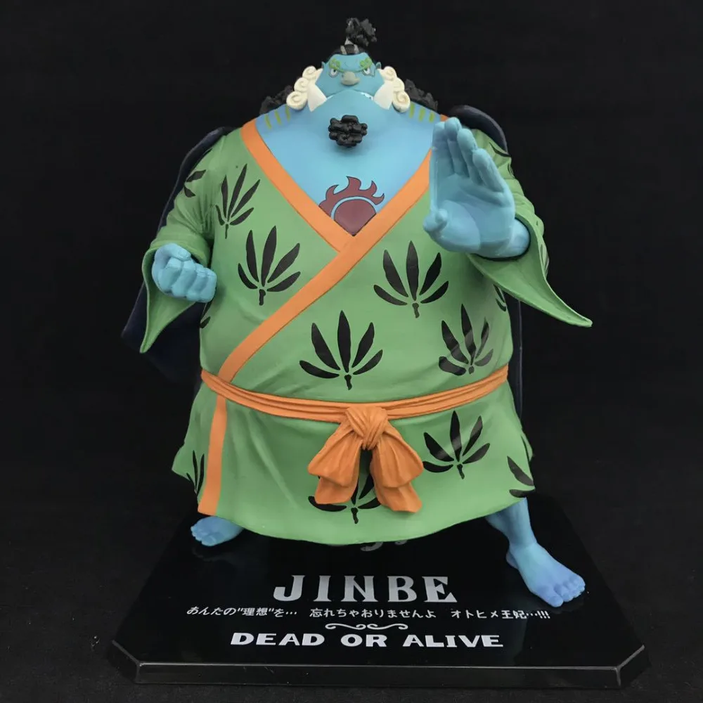 

2 colors Anime One Piece Figure Jinbei Action Figure Figuarts Zero New World Ver. The fish men island Jinbei PVC Model Doll Toys