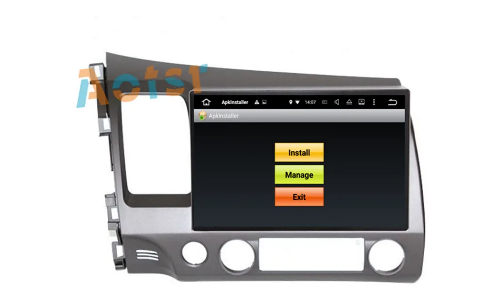 Cheap 10.1"The Newest Octa Core Android 8.0 Car No DVD Player Radio GPS Navigation Unit For Honda Civic Sedan 2007 2008 2009 2010 2011 5
