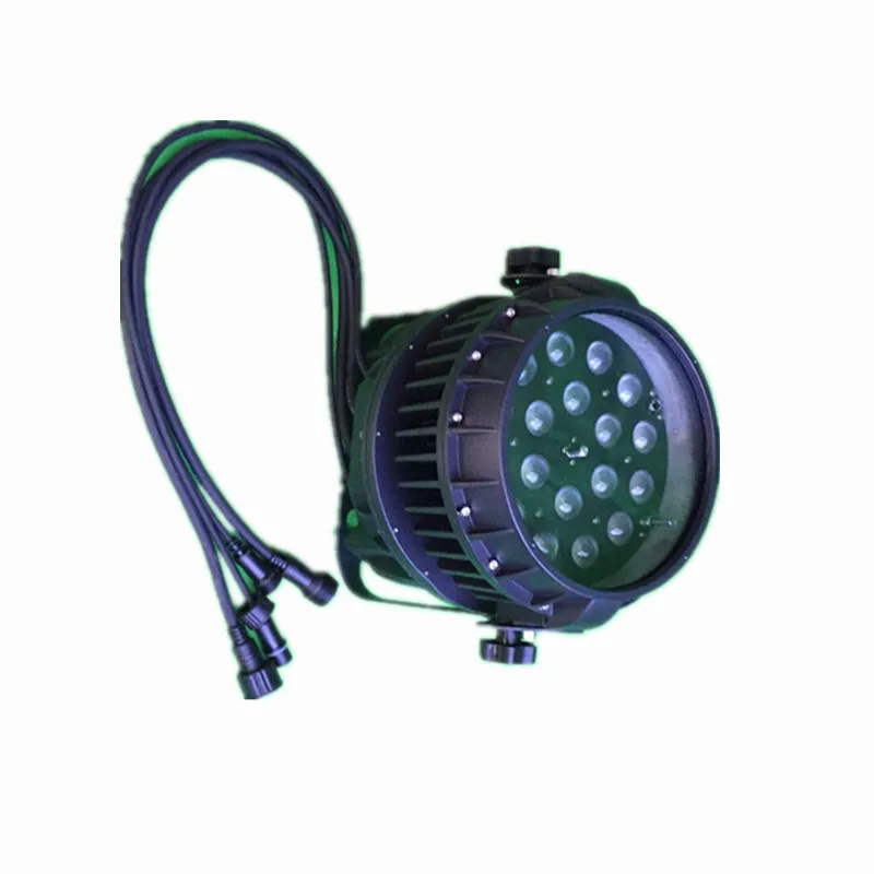 18x10w 4 in 1 rgbw waterproof led par light aluminum 4 par led lights