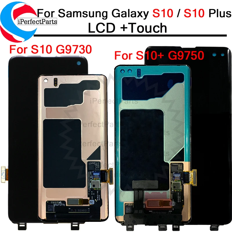 

Amoled For Samsung Galaxy S10 SM-G9730 G973 LCD Display Touch Screen Digitizer Replacement For Samsung Galaxy S10 Plus G9750 LCD