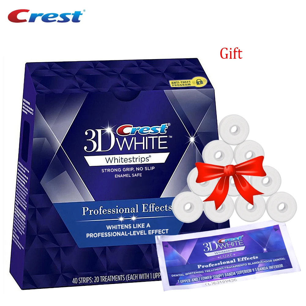 Crest 3D White Teeth Whitestrips Tooth Bleaching Kit Oral Hygiene Tooth