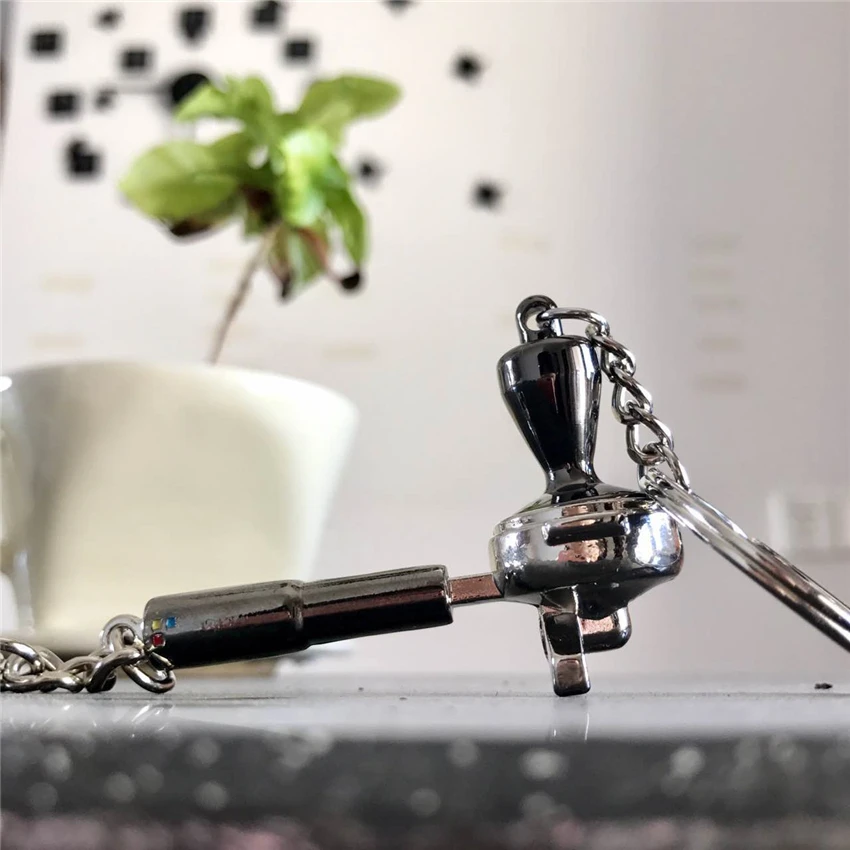 Кофе Tampe брелок Подарочный Творческий бариста Кофе машина ручка Moka кувшин брелок Портативный Кофе Посуда Аксессуары для приготовления эспрессо