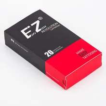 EZ New Revolution Needle Cartridge #10 Bugpin Long Taper Curved Magnum Tattoo Needle for Cartridge Tattoo Machine 20PCS/Box