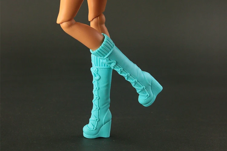 Модные новые высокие сапоги, обувь для куклы Барби, разноцветные аксессуары для кукол, 15 стилей, доступны для вас на выбор