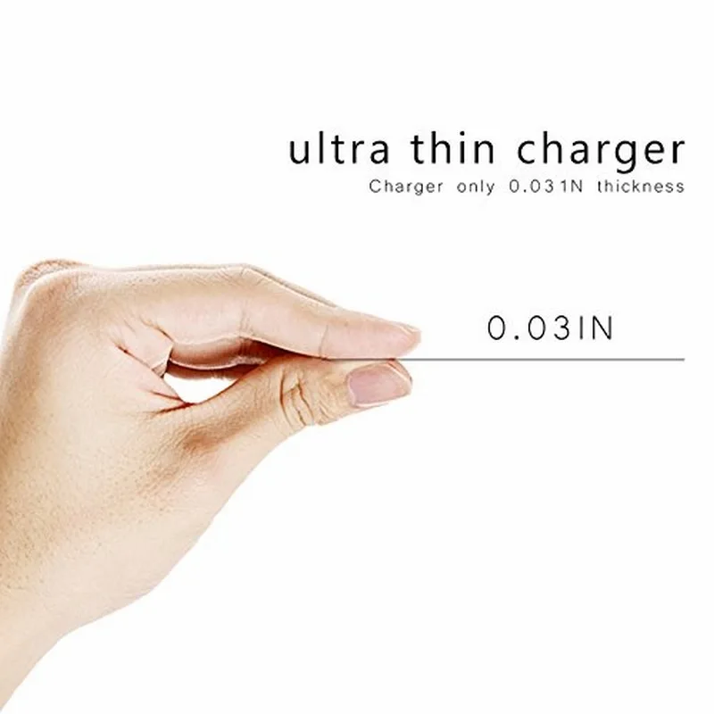 Универсальный Qi приемник беспроводной зарядки ascomy Android Micro USB беспроводное