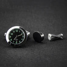 Novo Carro Ornamentos Relógio Mecânica Car Air Vent Clipe Relógio de Quartzo Relógio de Decoração