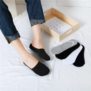 

5 Pairs / Lot Spring Summer Cotton Ankle Socks for Mens Business Casual Boat Socks Male Mesh Sock Calcetines Hombre Sokken