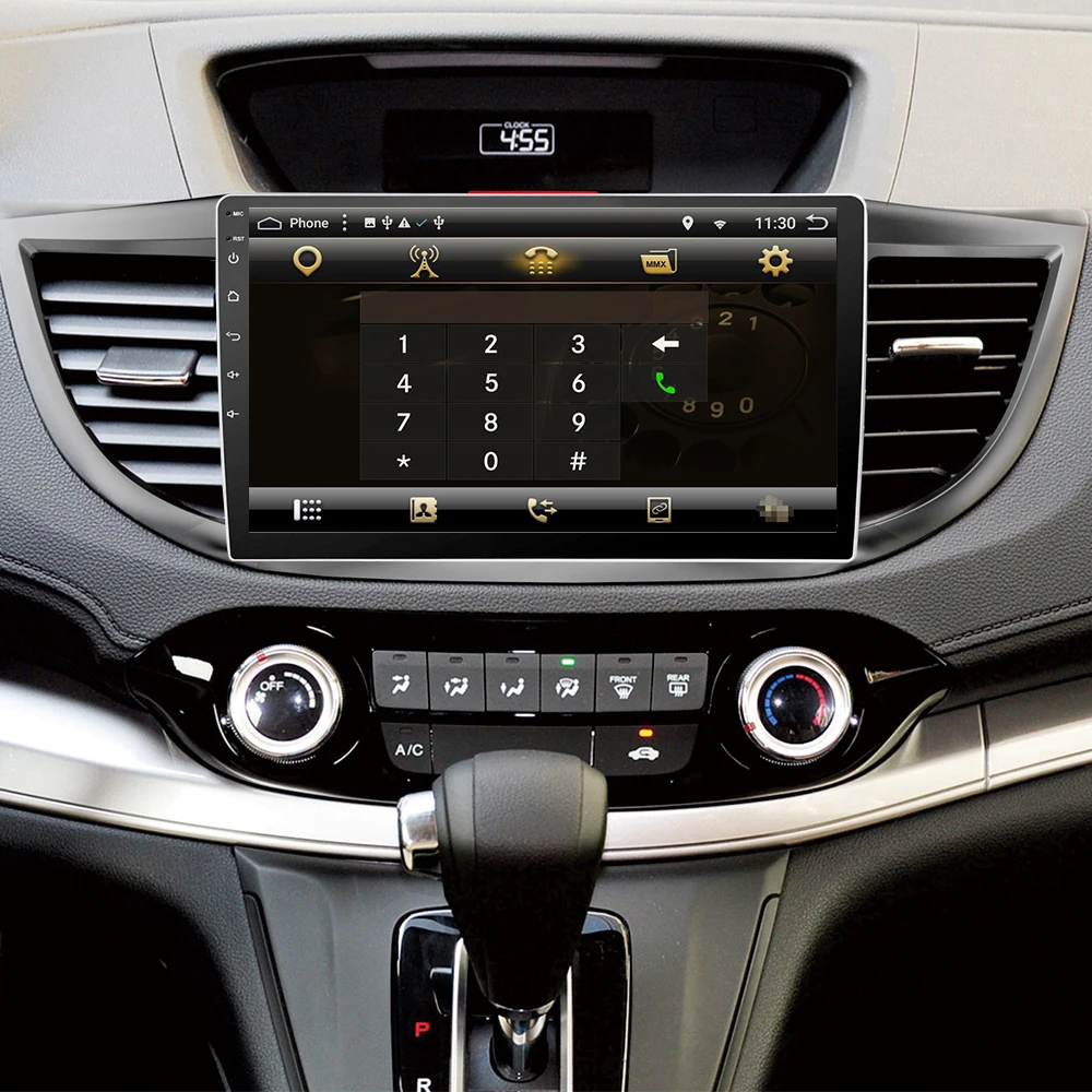 Flash Deal Eunavi 10.1" Android 8.1 8 core gps multimedia player For Honda CR-V CRV 2012-2016 car navigation raido video audio player 2 din 1