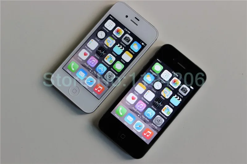 Apple iPhone 4S Apple A5 Dual Core 3,5 Inch 8/16/32/64 ГБ Встроенная память GSM 8MP Камера WI-FI gps IOS Apple 4S разблокированый мобильный телефон