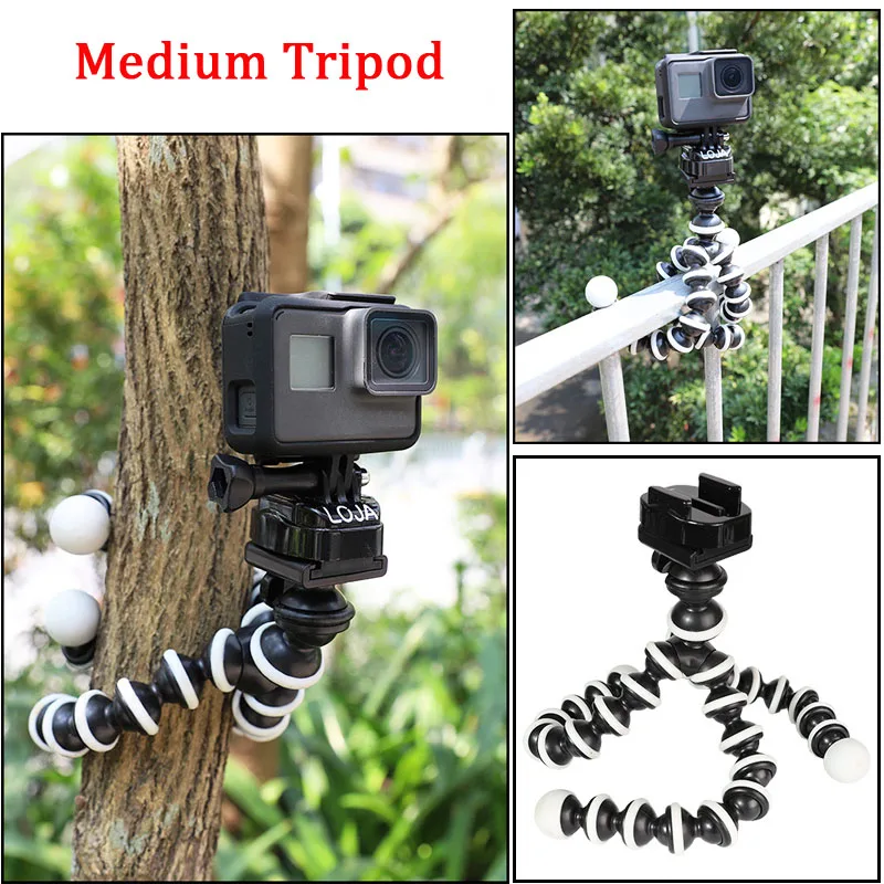 

Flexible Octopus tripod for Gopro hero 7/6/5/4/3+ Xiaomi YI 4k SJCAM SJ4000 EKEN H9 SONY Action Sport Digital Camera Accessories
