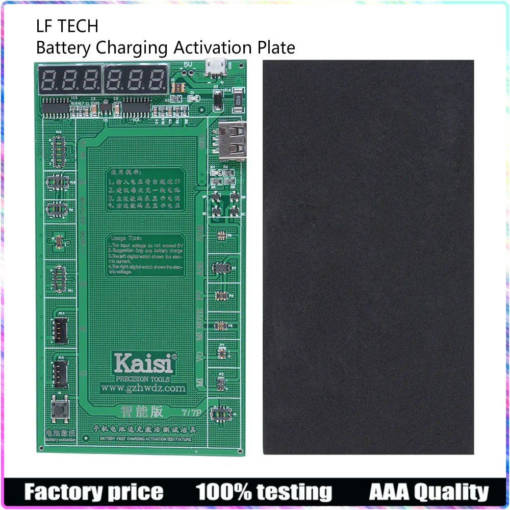 Зарядное устройство для зарядки iPad iPhone 4 5 5S 6 s 7 8 Plus X XS плата кабель тестирования