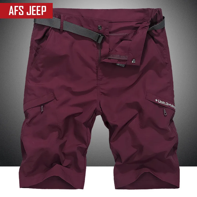 

NEW JEEP Obese Big Size M-5XL Mens Cargo Shorts Casual Multi Pocket Summer Man Short Pants Military Brand Shorts Men Wicking