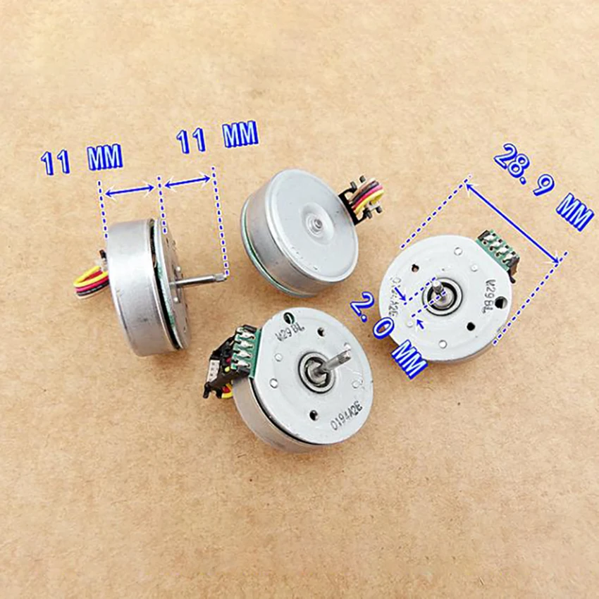 DC Brushless Motor Outer Rotor Micro 3-Phase 9-Pole 28.9mm Coil Motor Diameter 