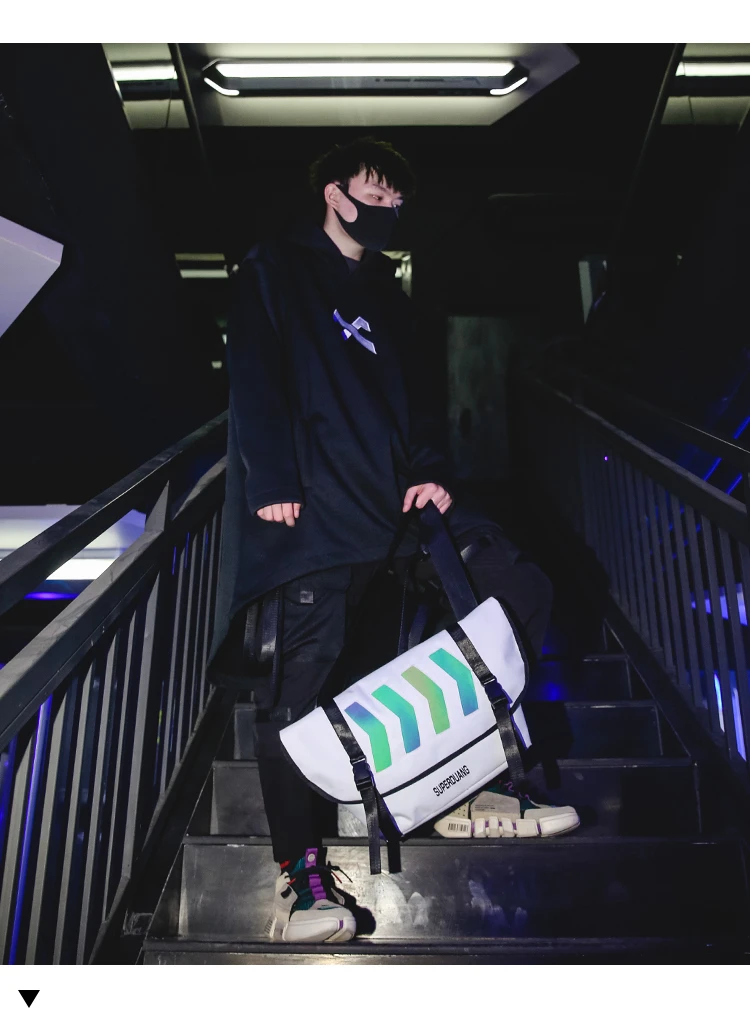 único oblíquo mochila 2019 moda