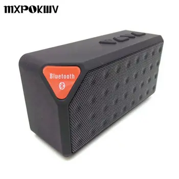

X3 Portable Mini Bluetooth Speaker Wireless Music Sound Box Subwoofer Loudspeakers with Mic for phone support TF USB FM Radio