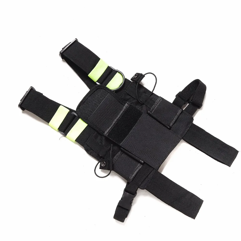 Bright Green Radio Chest Harness Chest Front Pack Pouch Holster Vest Rig Carry Case for Two Way Radio Walkie Talkie Bright Green Radio Chest Harness Chest Front Pack Pouch Holster Vest Rig Carry Case for Two Way Radio Walkie Talkie