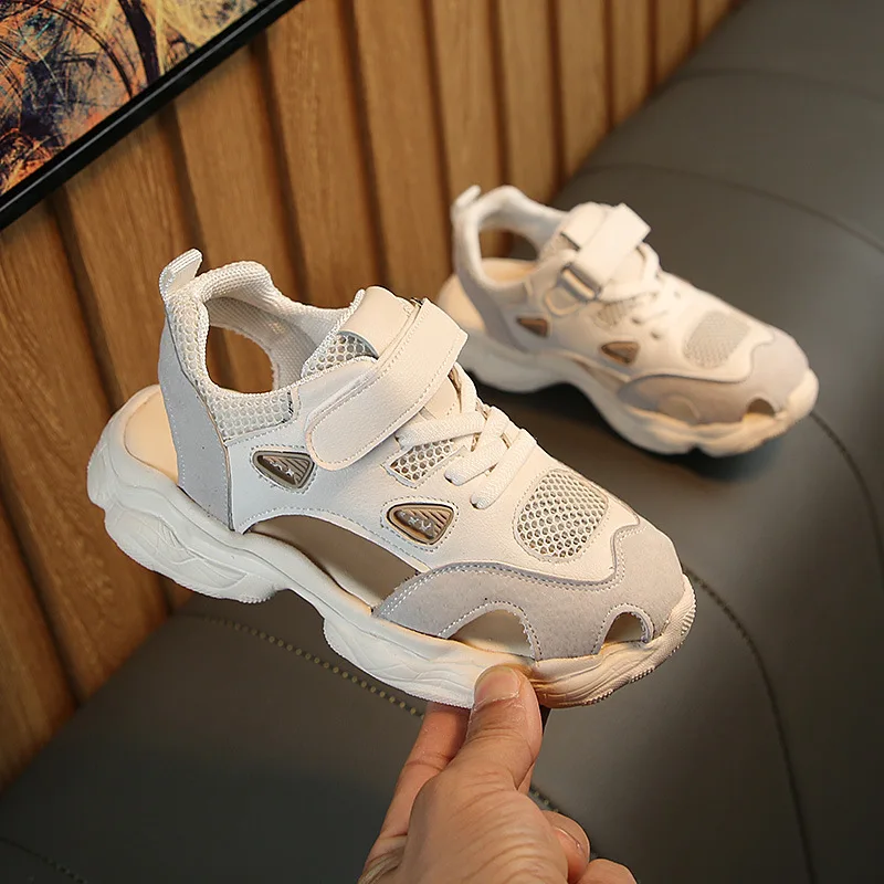 الأطفال احذية رياضية الفتيات الاطفال الجوف خارج أحذية 2019 الربيع الصيف الفتيان أحذية طفل الطفل أحذية بو حذاء التدريب