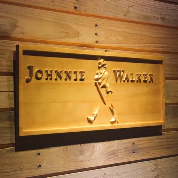 

Johnnie Walker Whiskey 3D Wooden Sign