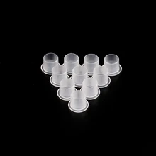 11 мм 1000 шт./пакет Ясно Небольшой татуировки Кубок чернила шапки с нижней для профессиональных постоянных татуировки аксессуар Accessoire де татуировки