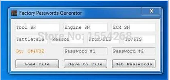

New ET FACTORY PASSWORDS GENERATOR [USB dongle]Support Windows 2003/XP/Vista/7/8/10