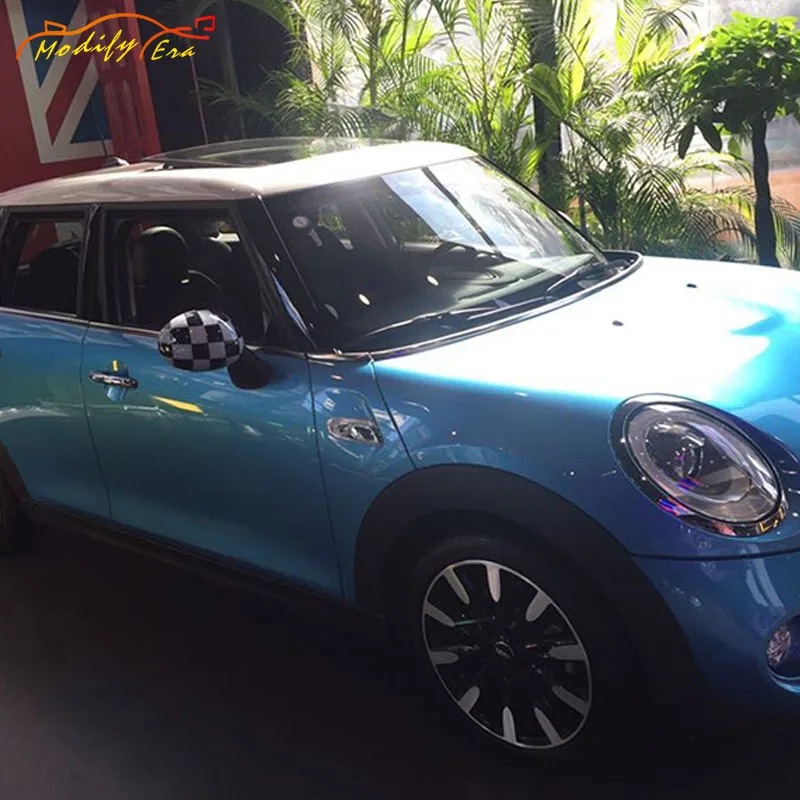 Для Mini Cooper F54 F55 F56 боковое внешнее зеркало заднего вида наклейки крышка оболочки аксессуары Юнион Джек Checker JCW автостайлинг