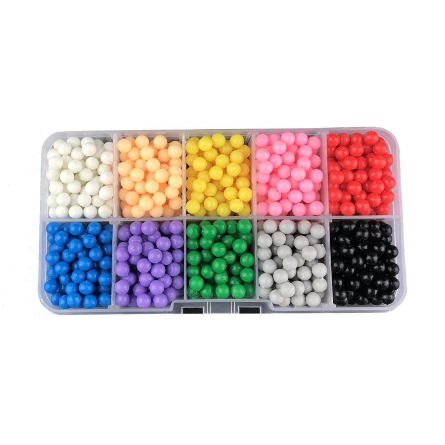 DIY Water spray beads Hand Making 3D diameter 5mm Aqua diy toy 3D Beads Puzzle Educational Toys for Children Spell Replenish 10