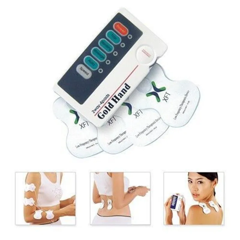 Electronic Low Frequency Massager Device Portable Therapeutic Massage