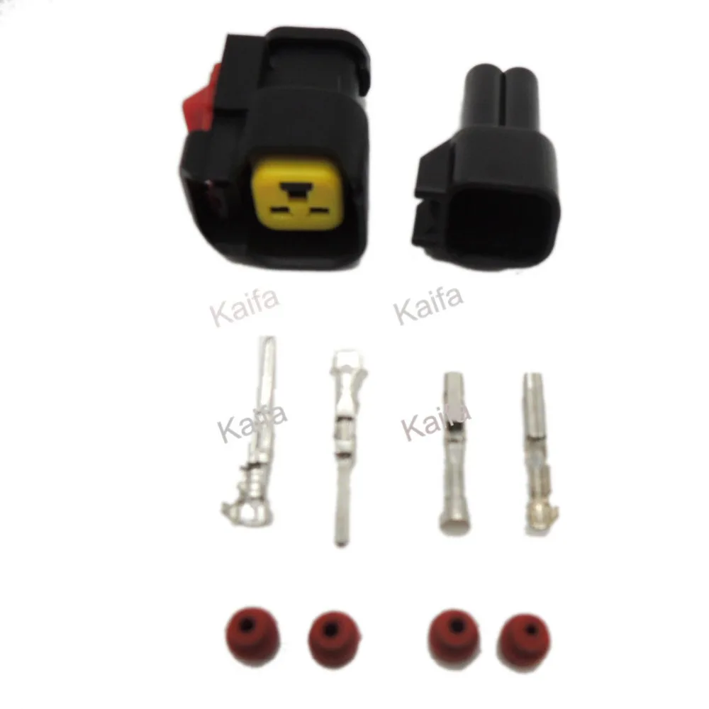 10pcs 2 pin EV6 Fuel Injector Plug nozzle Cars Waterproof way