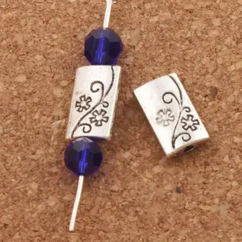 

Rectangle Plum Flower Charm Beads 12.7x7.6mm 200PCS zinc alloy Spacers Jewelry Findings L638