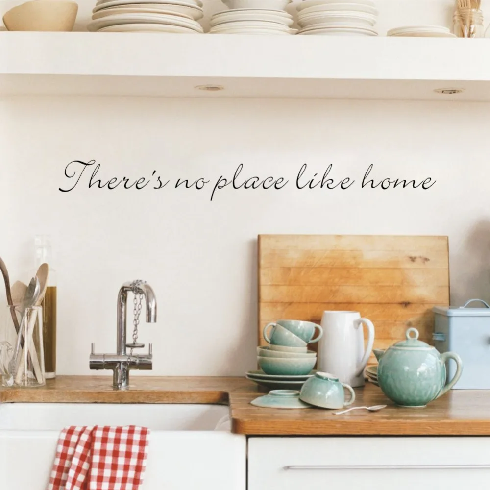 

Quotes Home Decor Decal There is no place like home Vinyl Wall Sticker for Living Room