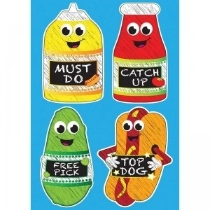 Ashley Productions ASH77816 Diecut Magnets Catch Up Organizer Colors (1)