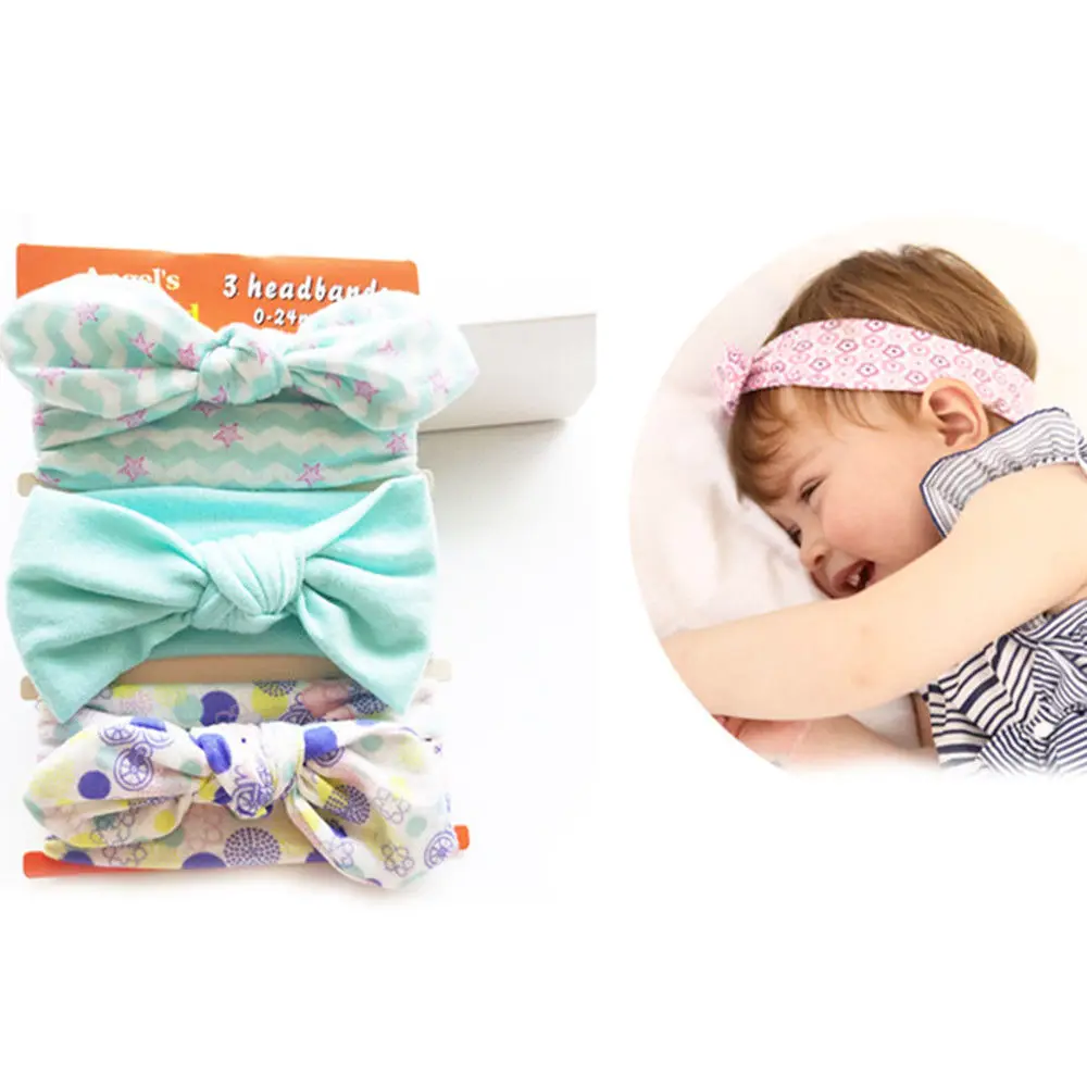 50x Kids Girl Baby Headband Toddler Lace Headwear Elastic Hair Band Accessories