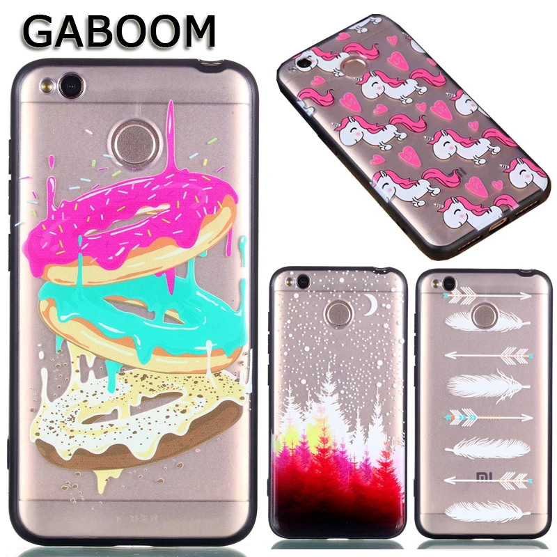 GABOOM телефон чехлы для Xiaomi Redmi 4X/Redmi Note 4/Redmi 5A/Redmi 5A Обложки мультфильм пончики