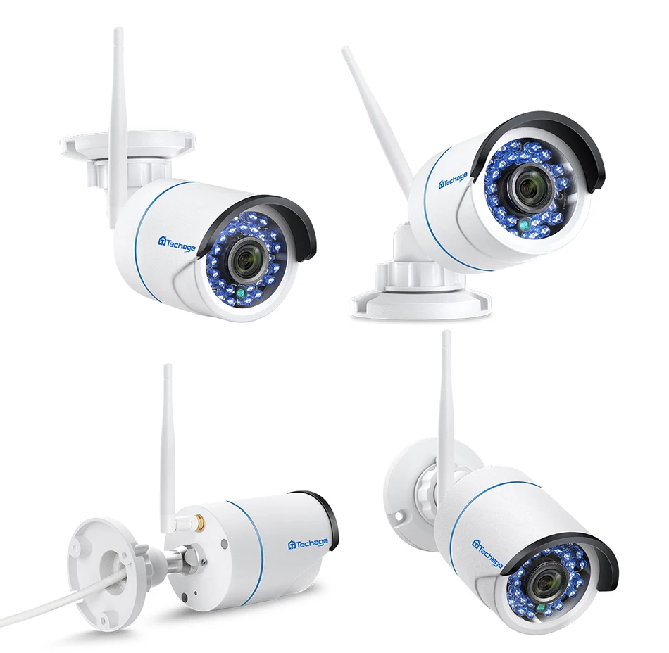 Techage iCsee Wifi беспроводная IP CCTV камера 1080P 720P ночного видения Видео Аудио Звук SD