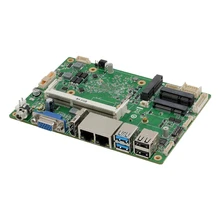 3,5 дюймов Intel Celeron 2955U промышленный компьютер материнской платы Dual NIC 4G LTE sim-карты 6xcom 8xusb WiFi BT HDMI VGA Windows Linux