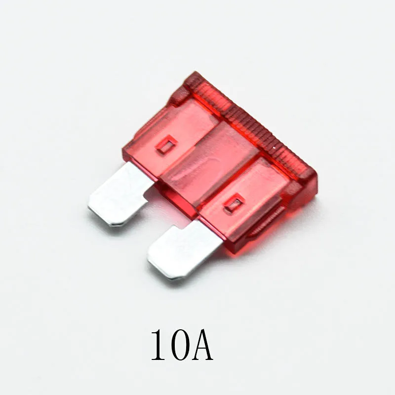 20pcs Blade Fuse Zinc Alloy and Plastic Material 5A 7.5A 10A 15A 20A 25 30A AMP Set For Auto Car Truck 19*19mm Mini Safety fuse Blade Fuses Car Fuses
