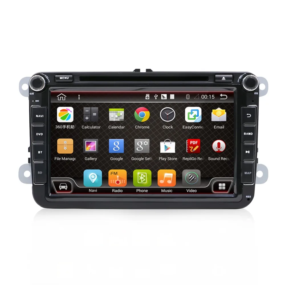 8 дюймов 4 ядра Android 7 1 2 Din автомобильный DVD для VW JETTA Tiguan Passat B6Touran Caddy Amarok гольф карт