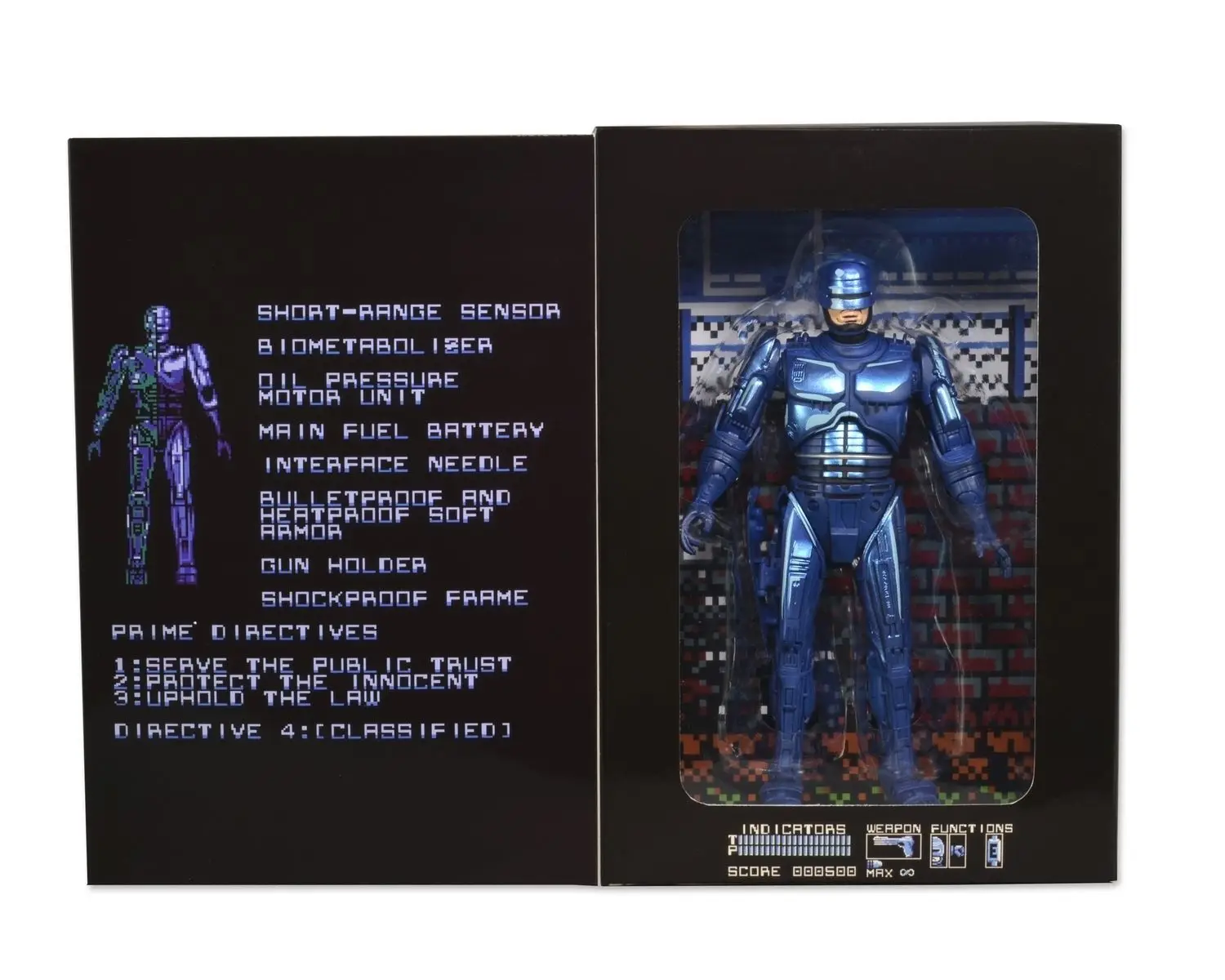 NECA Robocop классический 1987 видео игры внешний вид ПВХ фигурка Коллекционная модель игрушки " 18 см KT3129