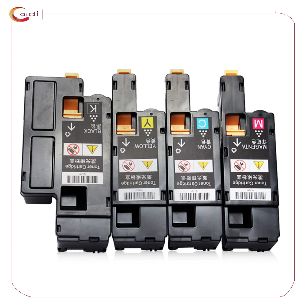 4PCS Compatible Toner Cartridges For Dell 1250 1250c 1350cnw 1355cn 1355cnw  Color Laser Printer cartridge