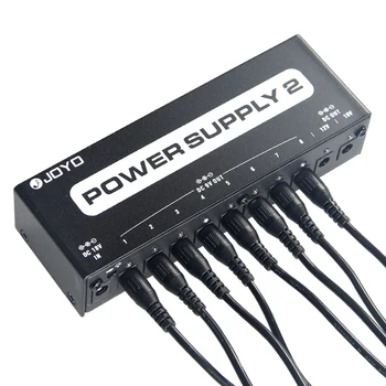 

JOYO JP-02 Power Supply 2 Multi-effect Power Supply for 9V, 12V or 18V Guitar Effect with 10 DC Isolated Output Cable