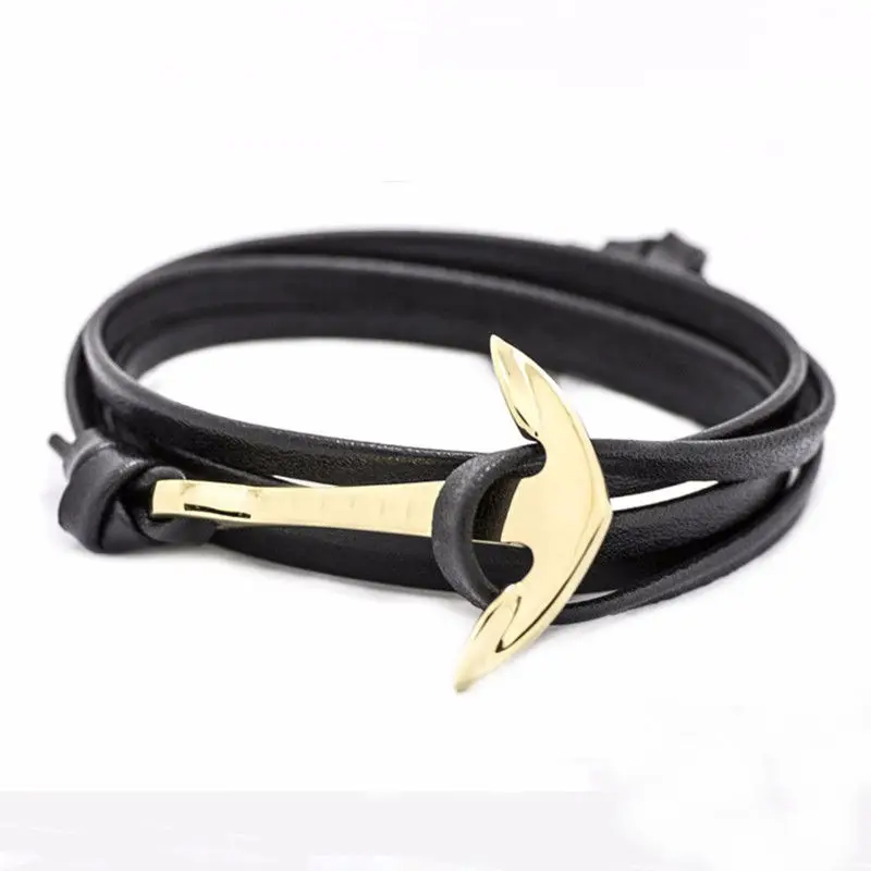Tom hope the latest best,selling fashion jewelry PU leather bracelets\u0026bangles men and women Gold