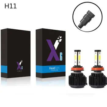 

Car Styling Car Accessories Wholesale H11 8000LM LED Conversion Kit Car Beam Bulb Driving Lamp 6500K Automobiles Headlight Bulbs