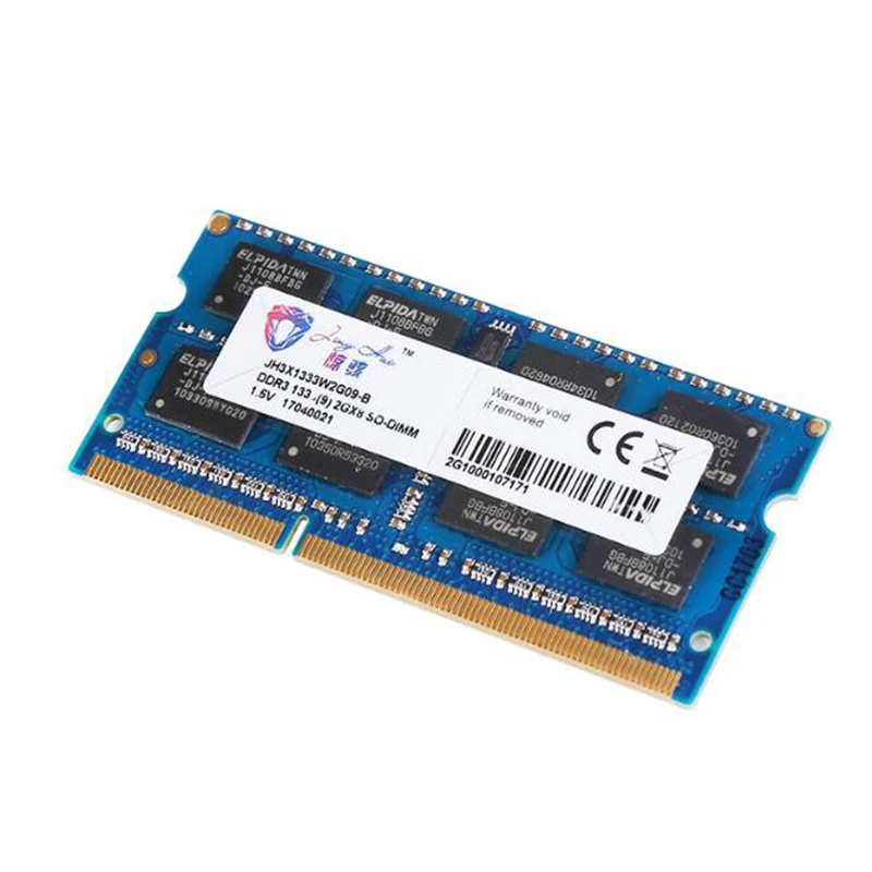 Ударная карта памяти для ноутбука DDR3 1333 1333MHz 2GB для ноутбука SODIMM Memoria совместима с DDR 3 1333Mhz 4GB SO-DIMM