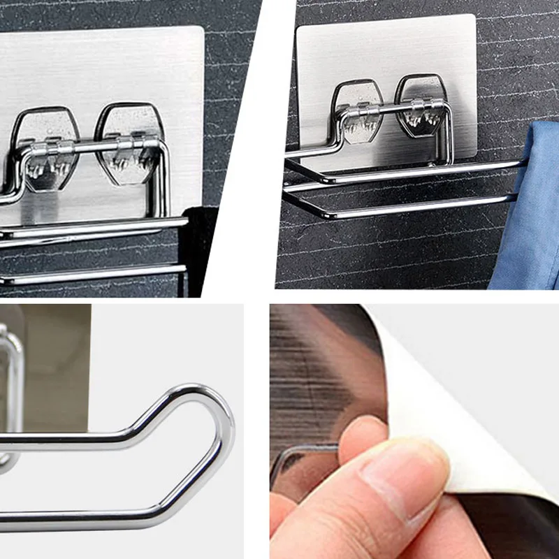 DINIWELL المنزل رفوف التخزين دائم الحمام لفة ورقة منشفة استحمام رف للحمام المطبخ لعبة مفتاح المنظم