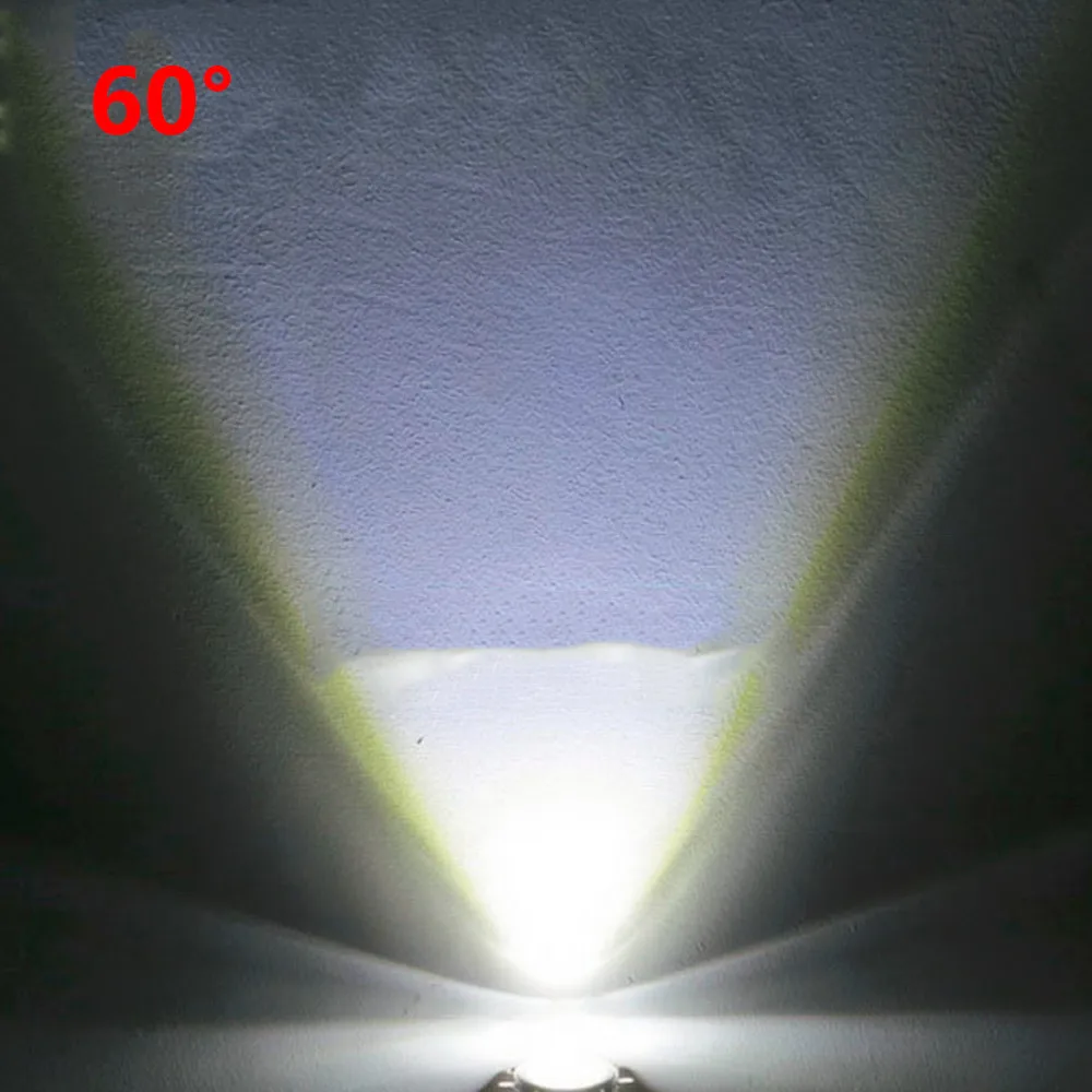 3 шт. 44 мм оптические светодиодные стеклянные линзы 60 градусов+ 50 мм рефлекторный коллиматор+ фиксированный кронштейн для 20 Вт 30 Вт 50 Вт 100 Вт COB чип высокой мощности