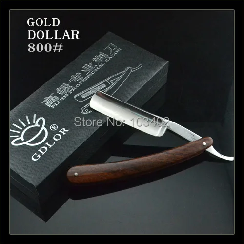 

1 X  "GOLD DOLLAR" 800#, Stainless Steel Straight Razors, SHAVE READY Straight Cut Throat Razors, Barber Quality 1.5
