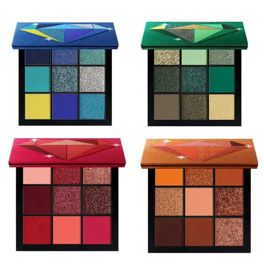 

2018 New Cosmetics Ruby Emerald SAPPHIRE 9 Shades Color Eyeshadow Palette - Precious Stones Collection Pick Color