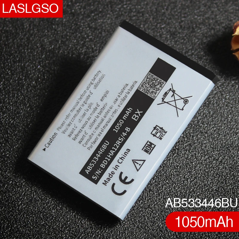 2 шт./1 партия AB553446BU аккумулятор хорошего качества для Samsung B2100 C3300 Xplorer B100 SCH B619 C3300K