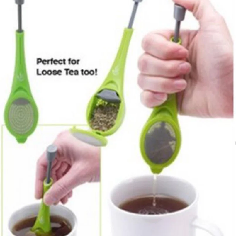 Tea Infuser Built in plunger Healthy Intense Flavor Reusable Tea bag