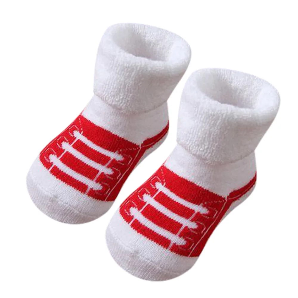TELOTUNY одежда для малышей Нескользящие вязаные детские носки с рисунками животных носки для новорожденных мальчиков теплые носки для новорожденных Oct25